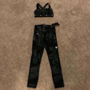 Under Armour Project Rock Sports Bra/Legging Set